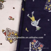 Cotton Plain Fleece Printed Fabric